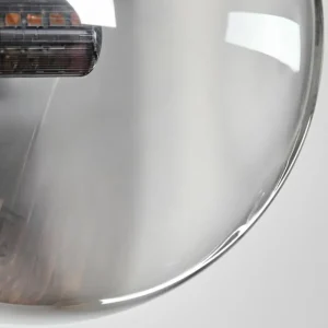 hofstein Plafonnier - Verre 12 cm Chehalis Clair, Fumé, 8 lumières* Lampes Modernes
