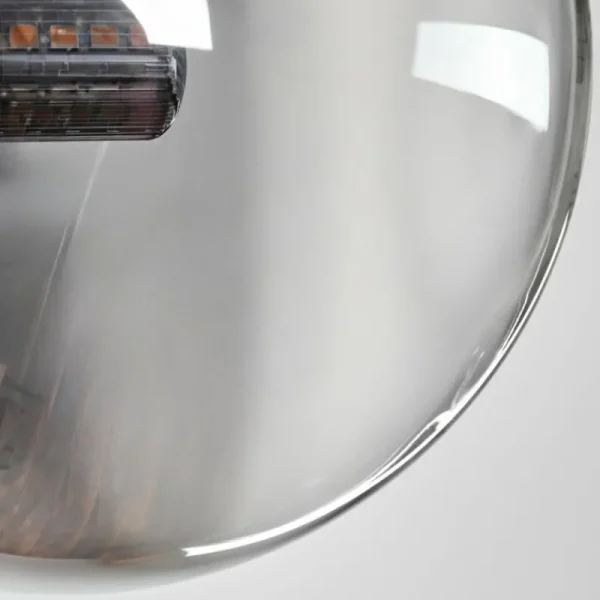 hofstein Plafonnier - Verre 12 cm Chehalis Clair, Fumé, 8 lumières* Lampes Modernes