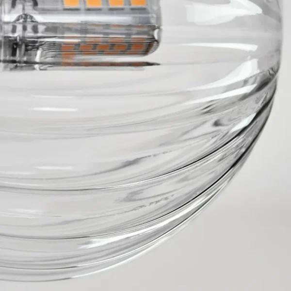 hofstein Plafonnier - Verre 10 cm Chehalis Clair, 8 lumières* Lampes Modernes