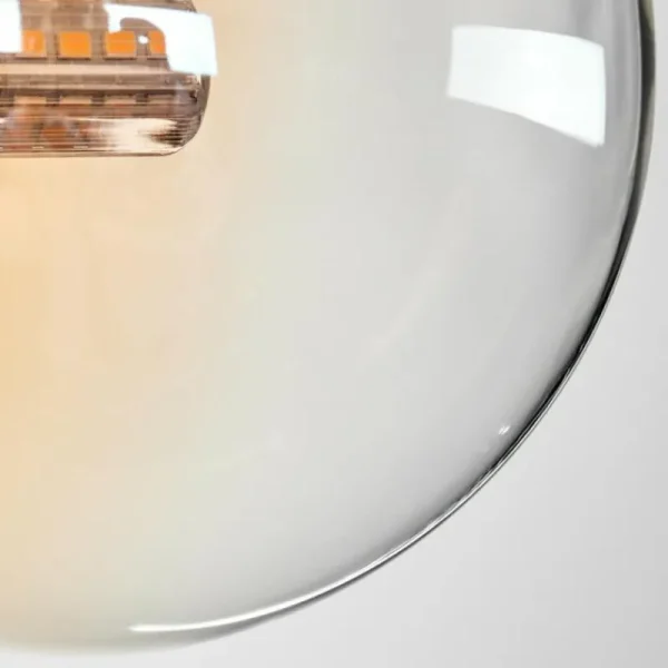 hofstein Plafonnier - Verre 12 cm Chehalis Ambre, Clair, Fumé, 4 lumières* Lampes Modernes