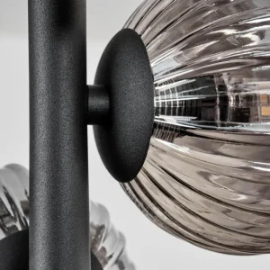 hofstein Plafonnier - Verre 10 cm Chehalis Fumé, 8 lumières* Lampes Modernes