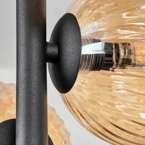 hofstein Plafonnier - Verre 12 cm Chehalis Ambre, 8 lumières* Lampes Modernes