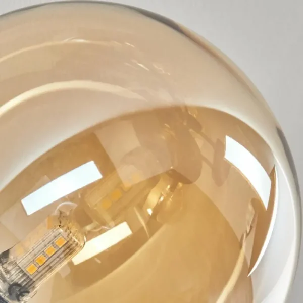 hofstein Plafonnier - Verre 15 cm Chehalis Ambre, 6 lumières* Lampes En Verre