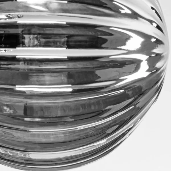 hofstein Plafonnier - Verre 10 cm,12 cm Chehalis Ambre, Fumé, 4 lumières* Lampes Modernes