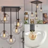 hofstein Plafonnier - Verre 15 cm Gastor Clair, 5 lumières* Lampes En Verre