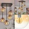hofstein Plafonnier - Verre 15 cm Gastor Ambre, Clair, 5 lumières* Lampes En Verre