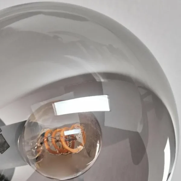 hofstein Plafonnier - Verre 15 cm Gastor Ambre, Fumé, 6 lumières* Lampes Modernes