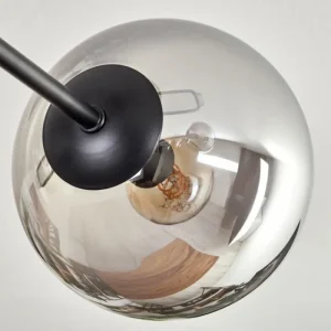 hofstein Plafonnier - Verre 15 cm Gastor Clair, Fumé, 6 lumières* Lampes Modernes