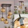 hofstein Plafonnier - Verre 15 cm Koyoto Ambre, 5 lumières* Lampes En Verre