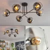 hofstein Plafonnier - Verre 15 cm Koyoto Chrome, Clair, 6 lumières* Lampes En Verre