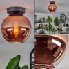 hofstein Plafonnier - Verre 20 cm Koyoto Cuivré, 1 lumière* Lampes En Verre