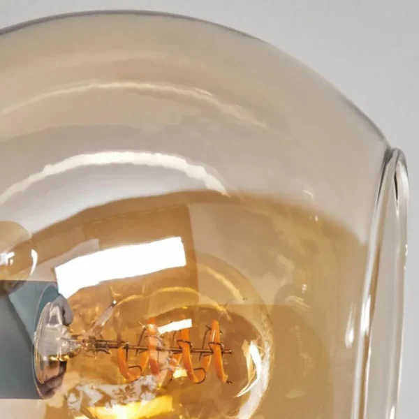 hofstein Plafonnier - Verre 15 cm Koyoto Ambre, 6 lumières* Lampes En Verre