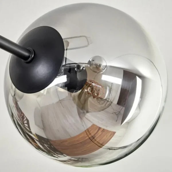 hofstein Plafonnier - Verre 15 cm Koyoto Clair, Fumé, 6 lumières* Lampes Modernes