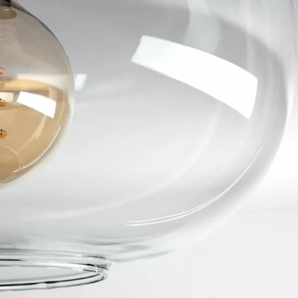 hofstein Plafonnier - Verre Apedo Clair, 1 lumière* Lampes En Verre