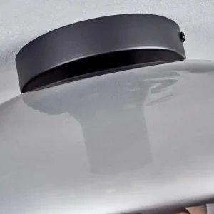 hofstein Plafonnier - Verre Apedo Clair, Fumé, 1 lumière* Lampes Modernes