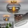 hofstein Plafonnier - Verre Apedo Laiton, 1 lumière* Lampes Modernes