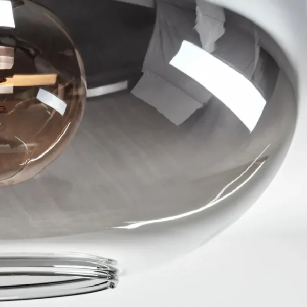 hofstein Plafonnier - Verre Apedo Laiton, 1 lumière* Lampes Modernes
