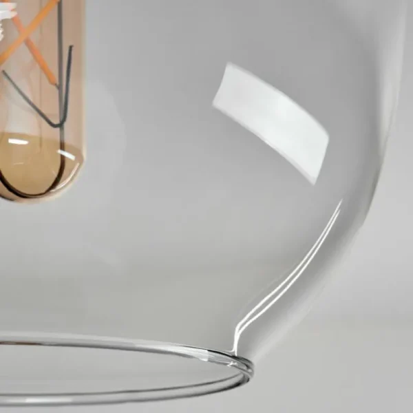 hofstein Plafonnier - Verre Apedo Laiton, 1 lumière* Lampes En Verre