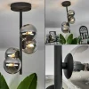 hofstein Plafonnier - Verre Chehalis Fumé, 4 lumières* Lampes Modernes