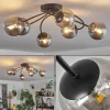 hofstein Plafonnier - Verre Chehalis Fumé, 6 lumières* Lampes Modernes