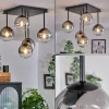 hofstein Plafonnier - Verre Chehalis Clair, Fumé, 5 lumières* Lampes Modernes