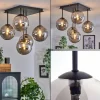 hofstein Plafonnier - Verre Chehalis Fumé, 5 lumières* Lampes Modernes