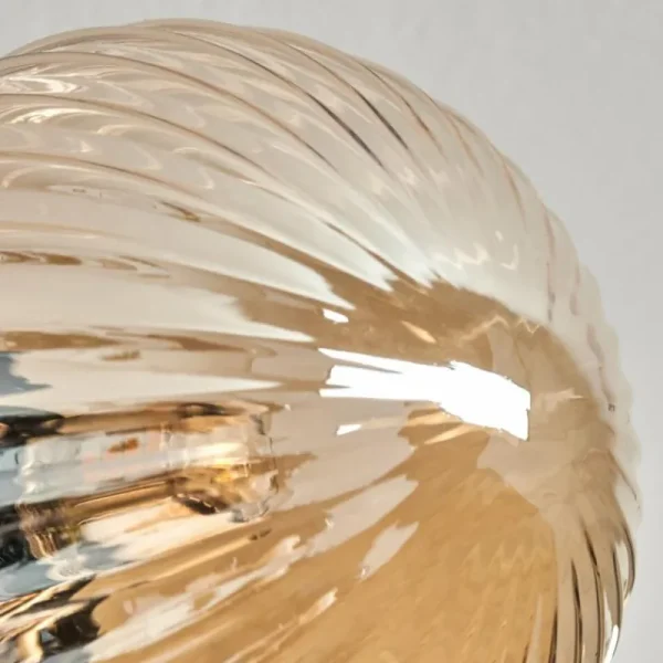 hofstein Plafonnier - Verre Chehalis Ambre, 6 lumières* Lampes Modernes
