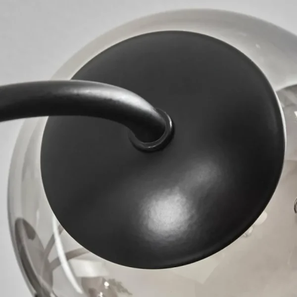 hofstein Plafonnier - Verre Chehalis Fumé, 6 lumières* Lampes Modernes