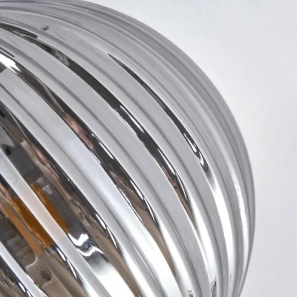 hofstein Plafonnier - Verre Chehalis Fumé, 4 lumières* Lampes Modernes
