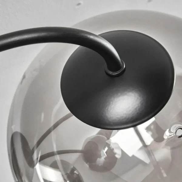hofstein Plafonnier - Verre Chehalis Fumé, 6 lumières* Lampes Modernes