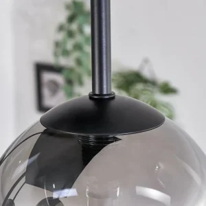hofstein Plafonnier - Verre Chehalis Clair, Fumé, 5 lumières* Lampes Modernes