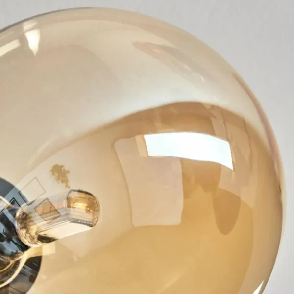 hofstein Plafonnier - Verre Chehalis Ambre, 6 lumières* Lampes En Verre
