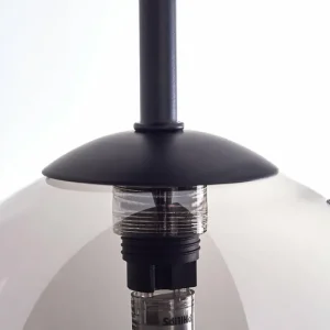 hofstein Plafonnier - Verre Chehalis Fumé, 5 lumières* Lampes Modernes