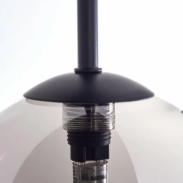 hofstein Plafonnier - Verre Chehalis Fumé, 5 lumières* Lampes Modernes