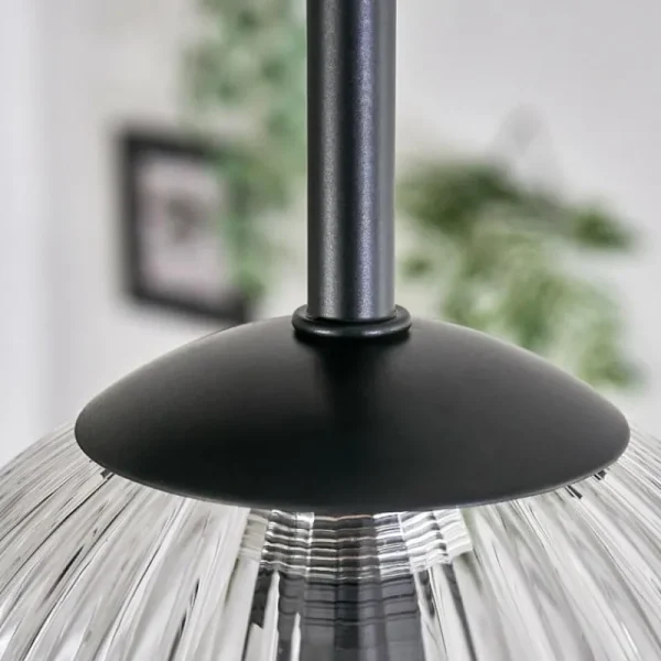 hofstein Plafonnier - Verre Chehalis Clair, 5 lumières* Lampes En Verre