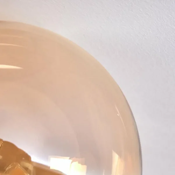 hofstein Plafonnier - Verre Chehalis Ambre, 4 lumières* Lampes En Verre