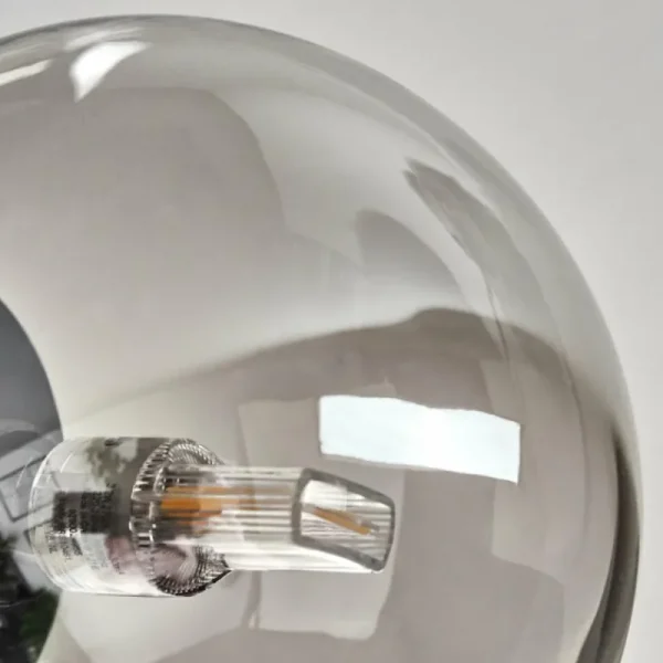 hofstein Plafonnier - Verre Chehalis Fumé, 6 lumières* Lampes Modernes