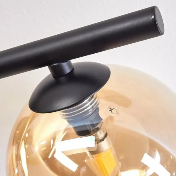 hofstein Plafonnier - Verre Chehalis Ambre, 4 lumières* Lampes En Verre