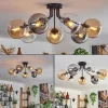 hofstein Plafonnier - Verre Gastor Ambre, Clair, Fumé, 7 lumières* Lampes Modernes
