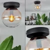 hofstein Plafonnier - Verre Gastor Ambre, Clair, 1 lumière* Lampes En Verre