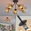 hofstein Plafonnier - Verre Gastor Ambre, Clair, 5 lumières* Lampes En Verre