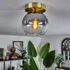 hofstein Plafonnier - Verre Koyoto Laiton, 1 lumière* Lampes Modernes