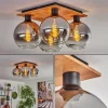 hofstein Plafonnier - Verre Koyoto Écru, Noir, 4 lumières* Lampes Modernes