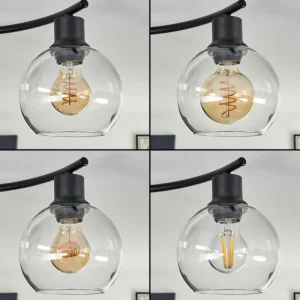 hofstein Plafonnier - Verre Koyoto Clair, 4 lumières* Lampes En Verre