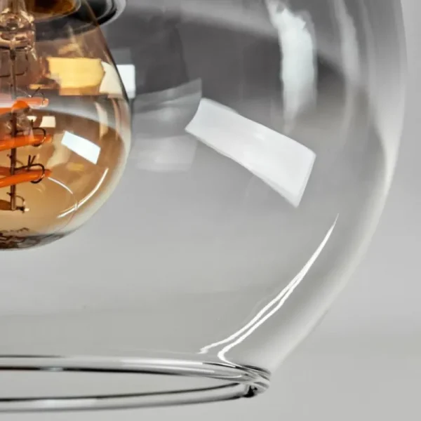 hofstein Plafonnier - Verre Koyoto Laiton, 1 lumière* Lampes Modernes