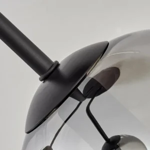 hofstein Plafonnier - Verre Koyoto Noir, 3 lumières* Lampes Modernes