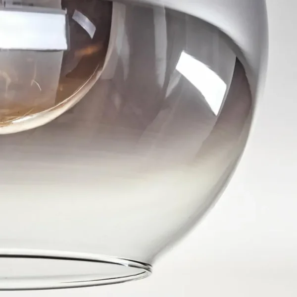 hofstein Plafonnier - Verre Koyoto Écru, Noir, 3 lumières* Lampes Modernes