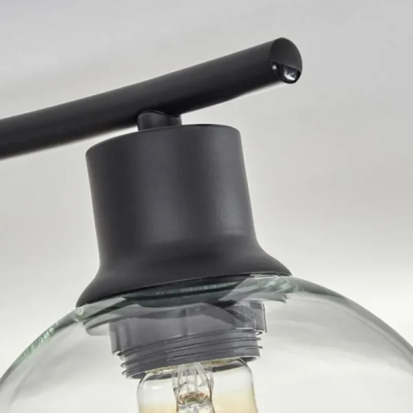 hofstein Plafonnier - Verre Koyoto Clair, 4 lumières* Lampes En Verre