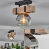 hofstein Plafonnier - Verre Montgomery Écru, Noir, 1 lumière* Lampes Modernes