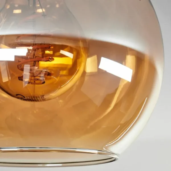 hofstein Plafonnier - Verre Montgomery Écru, Noir, 2 lumières* Lampes Modernes